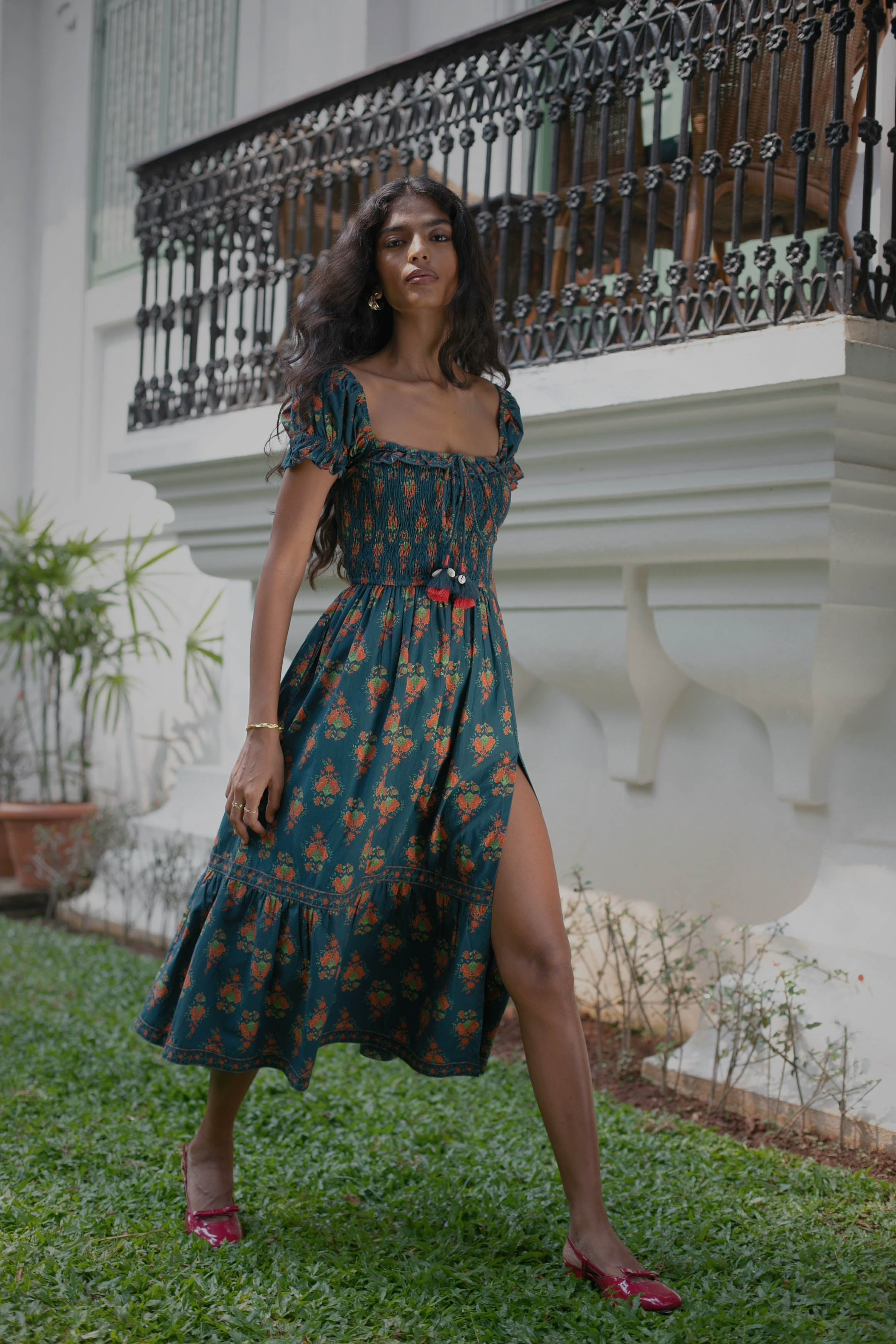 fitted lace wedding dress Baobab Amaya Maxi Dress main image 1