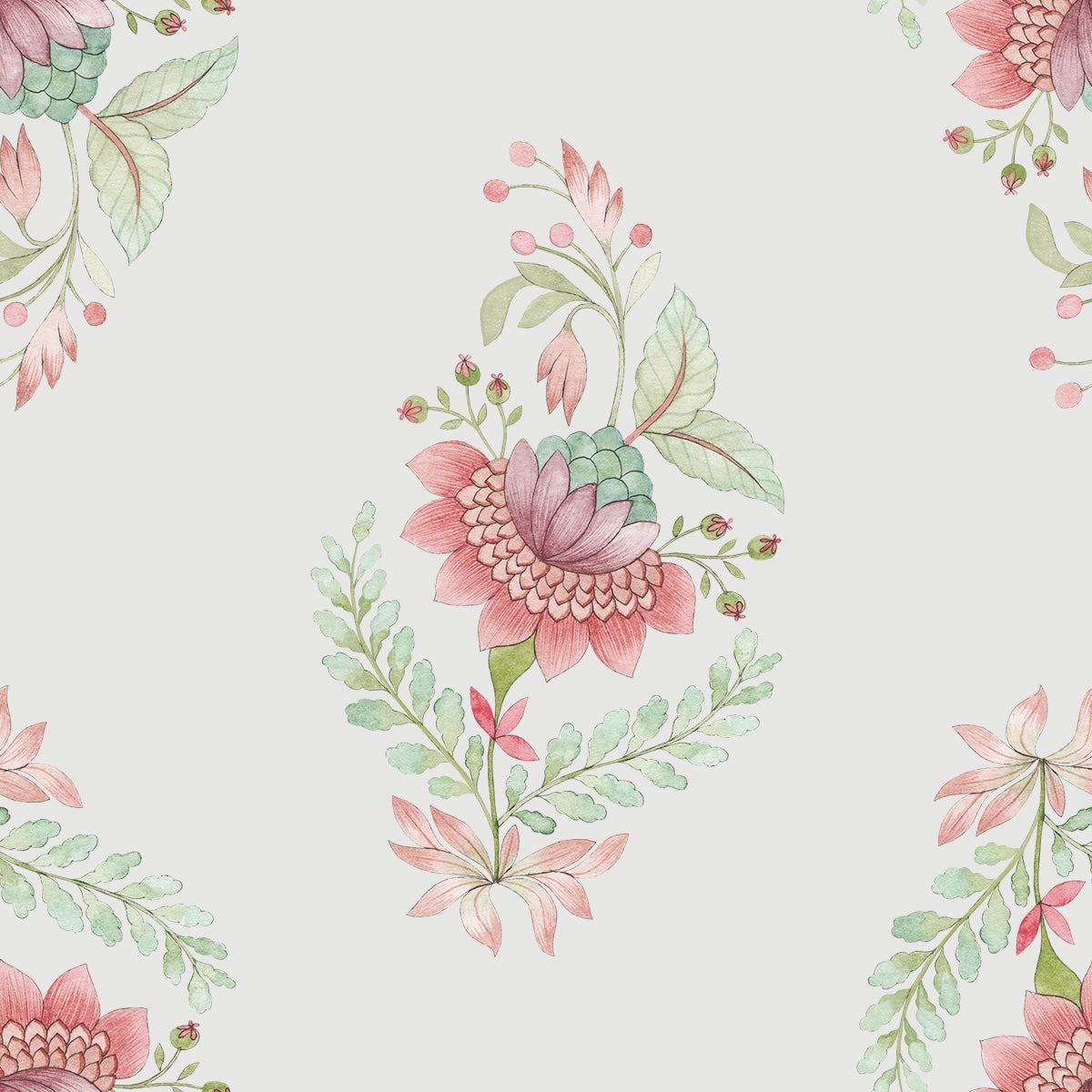 Pink Buta chintz print