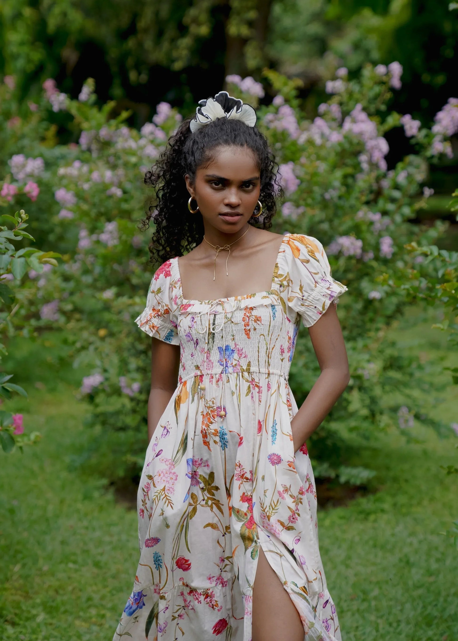 Boho Floral Midi Dress XS Boho Floral Midi Dress XS
